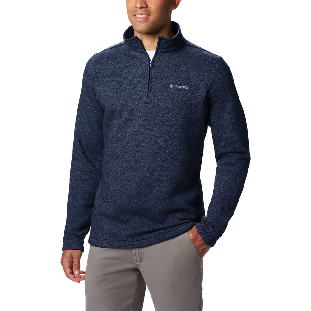 Men's Columbia Great Hart Mountain III Half-Zip Fleece Long-Sleeve Pullover - S
